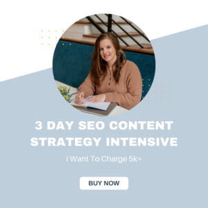 seo content strategy training for writers